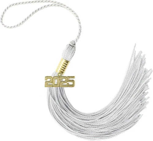 Miniatura 563 de Borla de graduación Aqua 2022, todos los colores escolares disponibles, fabricada en Estados Unidos