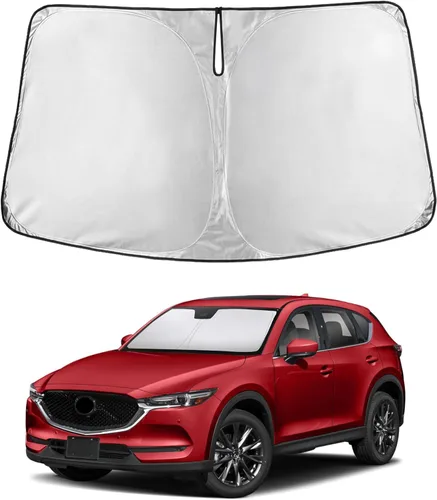 Miniatura 310 de EcoNour Parasol para parabrisas compatible con Hyundai Tucson 2016-2019 2020 2021, visera solar para parabrisas delantero y ventana, bloqueador