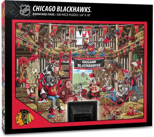 Miniatura 10 de YouTheFan NHL Barnyard Fans - Rompecabezas de 500 piezas