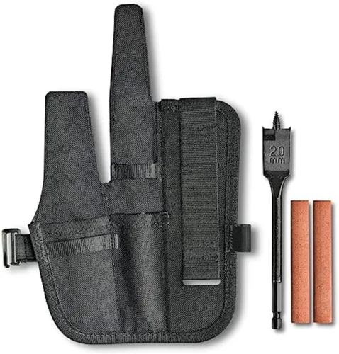 Miniatura 9 de Victorinox Venture Cuchillo de Hoja Fija Full Tang de Acero Inoxidable para Exteriores - Mango Negro Duradero, Cuchillo del Ejército Suizo Ideal