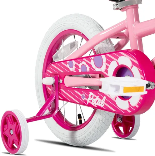 Miniatura 6 de JOYSTAR Bicicleta para niñas pequeñas y niños de 3 a 10 años, bicicleta para niños de 12, 14, 16 y 20 pulgadas, con ruedas de entrenamiento y frenos