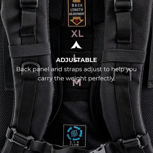 Miniatura 5 de Mochila Teton 85L Explorer con Marco Interno para Senderismo, Camping, Mochileros, Cubierta de Lluvia Incluida, Marrón Buck Marrón (Buck Brown)