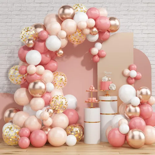 Miniatura 11 de Kit de guirnalda de globos pastel de 165 piezas, arco de globos de color pastel arcoíris, globos coloridos de caramelo macarrón de diferentes Pastel