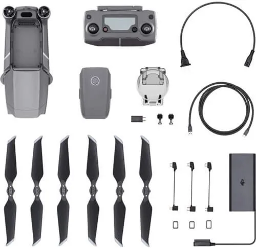 Miniatura 6 de DJI Mavic 2 Zoom - Dron cuadricóptero UAV con cámara de zoom óptico, cardán de 3 ejes, video 4K, 12MP, sensor CMOS de 1/2.3", hasta 48mph, gris