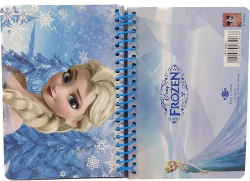 Miniatura 2 de Disney Queen Elsa en espiral azul libro de autógrafos