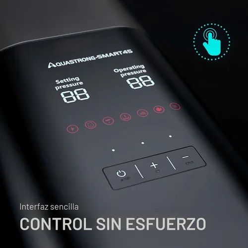 Miniatura 7 de Bomba Aquastrong Smart 45 de presión de agua para toda la casa 80 PSI, 115V automática de velocidad variable, presión constante, diseño integrado