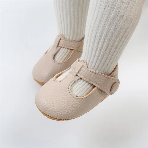 Miniatura 2 de Timatego Zapatos planos Mary Jane para bebé, con lazo de encaje, suela suave, antideslizante, para recién nacido, para primeros pasos, boda