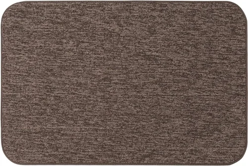 House, Home and More Alfombra antideslizante para interiores, color gris guijarro, 2 pies x 3 pies