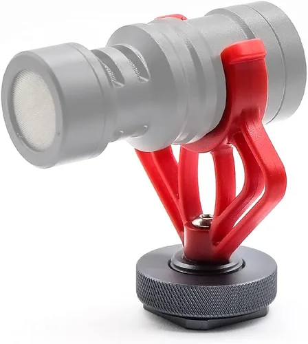 Miniatura 4 de 2 soportes de soporte de montaje de choque para micrófono de cámara, soporte de montaje hembra de tornillo de 1/4 pulgadas para RODE VideoMicro