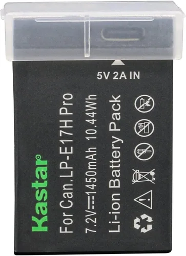 Miniatura 3 de Kastar Cargador de batería de pared LP-E17H Pro AC para cámara Canon EOS R8 sin espejo, cámara sin espejo EOS R50, sistemas de micrófono inalámbrico