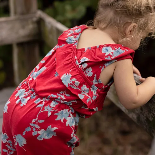 Miniatura 42 de Burt's Bees Baby Mameluco para bebé, 100% algodón orgánico, traje corto de una pieza para niñas recién nacidas a 24 meses