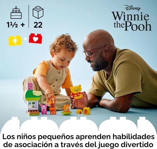 Miniatura 2 de LEGO DUPLO Disney Juego de Construcción de la Fiesta de Cumpleaños de Winnie The Pooh – Juguete para bebés de 18 meses en adelante – Juguetes