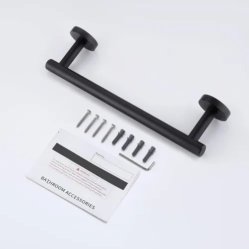 Miniatura 9 de Toallero KES para toalla de baño, cocina, mano, paños para trastes, hecho de acero inoxidable a prueba de óxido, montaje de pared, SUS304, 12
