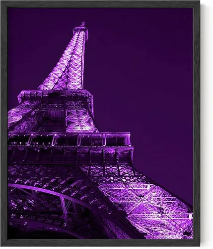 Miniatura 31 de HAUS AND HUES Arte de pared morado - Pósteres estéticos para habitación, decoración de pared morada para dormitorio, pósteres estéticos para Turvy
