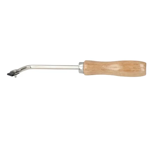 Miniatura 5 de Groover Beech, cuchillo ranurado de madera de acero para ranurado de madera para piso de plástico de PVC, cuarto de luna plana con moldura