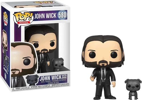 Funko Películas: John Wick - John en traje negro con perro amigo