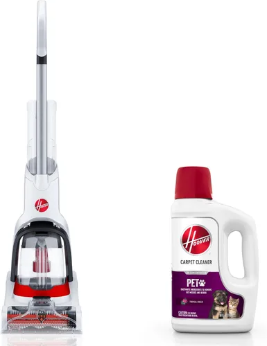 Miniatura 13 de Hoover PowerDash Pet + Máquina limpiadora compacta de alfombras, FH50704V + solución de limpieza diaria de alfombras de 64 onzas, champú de limpieza