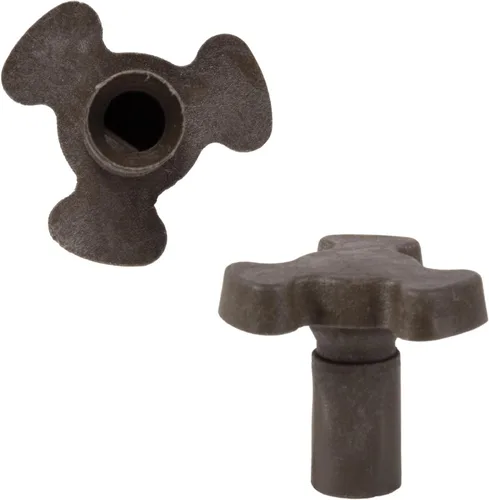 Miniatura 8 de 2 piezas de acoplador giratorio de microondas, 0.59 pulgadas (0.591 in) para horno de microondas, guía de rodillo, soporte de bandeja de vidrio