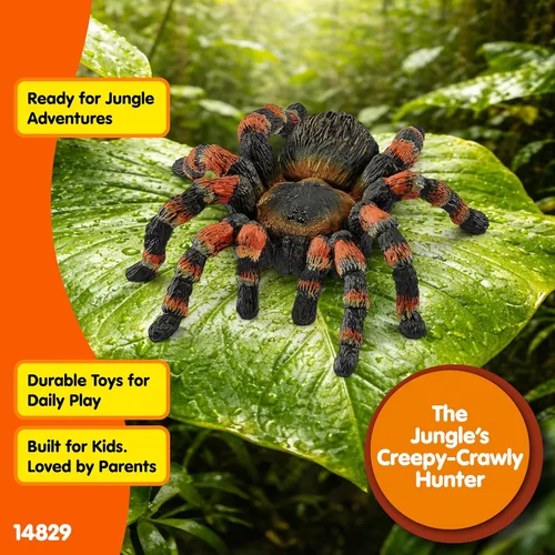 Miniatura 4 de Schleich Vida Silvestre, Figura de Animal, Juguetes de Animales para Niños y Niñas de 3 a 8 Años, Tarántula