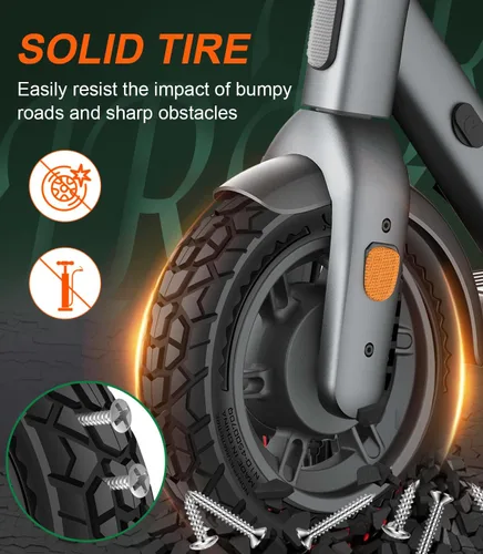 Miniatura 6 de BANGTING 2 piezas de mejora de neumáticos sólidos para todo terreno 50/75-6.1 para scooters, neumáticos sin cámara de 8.5x2 pulgadas para Gotrax GXL