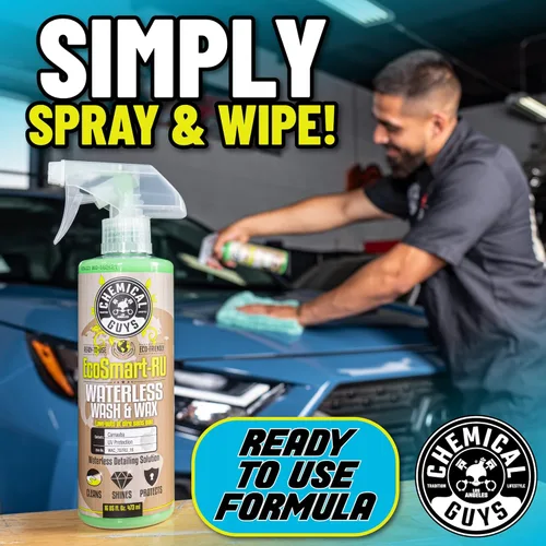 Miniatura 3 de Chemical Guys WAC_707RU_16 EcoSmart - Lavado y cera sin agua listo para usar, seguro para automóviles, camiones, SUV, motocicletas, caravanas y más