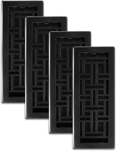 Miniatura 47 de Decor Grates Registro de suelo oriental AJH412-RB, 4 x 12 pulgadas, acabado de bronce frotado bronce (Rubbed Bronze Finish)