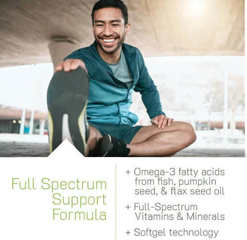 Miniatura 4 de Irwin Naturals Men's Living Green Liquid Gel Multi - 70 nutrientes esenciales, suplementos vitamínicos de espectro completo para hombres, mezcla