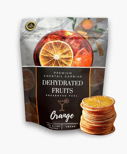 Miniatura 6 de Rebanadas de naranja seca - Preserved Peel 35± rebanadas - Frutas deshidratadas para decorar cócteles y más Calidad premium Sin conservantes