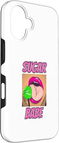 Miniatura 3 de Sugar Babe Sexy Woman Lick Lollipop Cartoon Comic hot Fun Case for iPhone 16