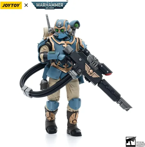 Miniatura 5 de JOYTOY 1/18 Figuras de acción Warhammer 40K Mecha Joy Figura de juguete Modelo Juguetes Astra Militarum Tempestus Scions Squad 55th Kappic Eagles