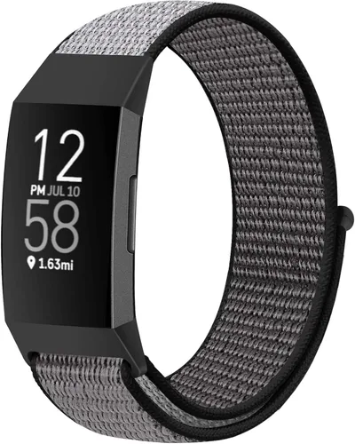 Miniatura 29 de Correas de reloj de nailon compatibles con Fitbit Charge 4/Charge 3/SE, pulsera de repuesto transpirable suave para deporte, correa con banda