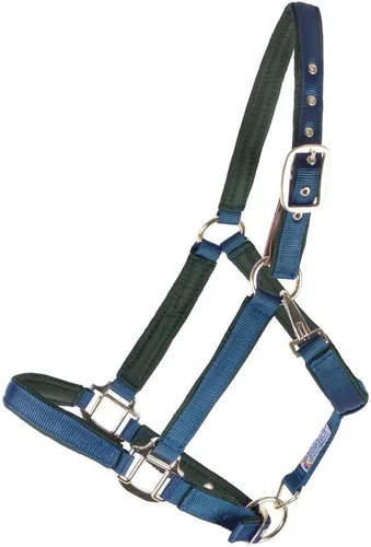 Miniatura 9 de Dura-Tech Cabestro de caballo totalmente acolchado de lujo Superposición de tela de nailon de doble capa de 1 pulgada Hardware resistente