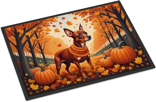 Miniatura 52 de Caroline's Treasures DAC1041MAT - Tapete de algodón de Tulear para puerta delantera, 18 x 27 pulgadas, para interiores y exteriores, para entrada