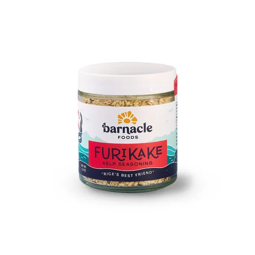 Miniatura 13 de Barnacle Foods Everything Bagel Kelp Seasoning 2.5 onzas Decoración clásica para bagel Ideal para carne, complemento de tempura, huevos