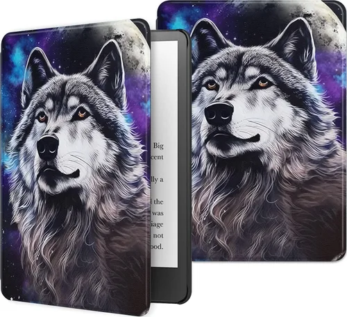 Miniatura 38 de Funda para Kindle básico de 6 pulgadas (11.ª generación), múltiples ángulos, piel sintética, delgada, con función de encendido y apagado automático