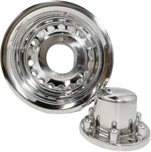 Miniatura 7 de Juego de simuladores de rueda de acero inoxidable pulido de 16 pulgadas para doble rueda, compatible con Dodge, Mercedes y Freightliner Sprinter Van