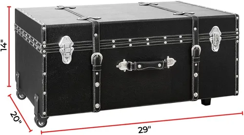 Miniatura 5 de DormCo Texture Brand Trunk - Negro - Grande
