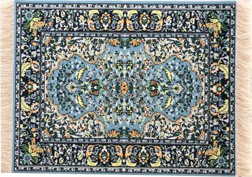 Miniatura 3 de Juego de 4 alfombras de área para casa de muñecas, accesorios de alfombra en miniatura para casas de muñecas, decoración rectangular de suelo de 10