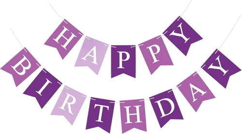 Miniatura 12 de Cartel azul de feliz cumpleaños, pancarta de feliz cumpleaños, guirnalda para baby shower, revelación de género, suministros de fiesta para niños