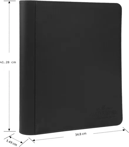 Miniatura 2 de Carpeta Toploader rígida, fundas rígidas con 9 bolsillos para 288 tarjetas. Carpeta de tarjetas con fundas para rígidas "3 × 4", tarjetero (negro)