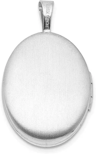 Miniatura 4 de Auriga Fine Jewelry Colgante y dije ovalado de plata de ley 925 con diamantes rodiados en forma de estrella (L-0.972in, W-0.589in), regalo