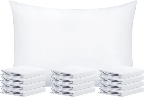 Miniatura 45 de NTBAY Paquete de 12 fundas de almohada Queen 100% microfibra cepillada, súper suaves y acogedoras, resistentes a las arrugas, la decoloración