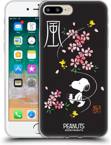 Miniatura 362 de Carcasa de gel para iPhone 7 Plus/iPhone 8 Plus, diseño de Snoopy Oriental de Peanuts, Badges