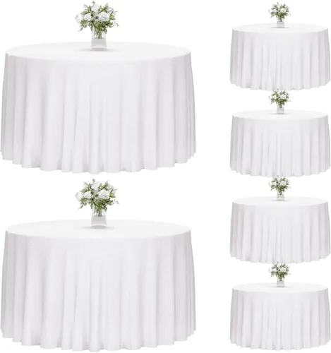 Miniatura 59 de Fixwal Paquete de 2 manteles rectangulares negros de 60 x 102 pulgadas, reutilizables, resistentes, lavables, para mesas de 6 pies, bodas, fiestas
