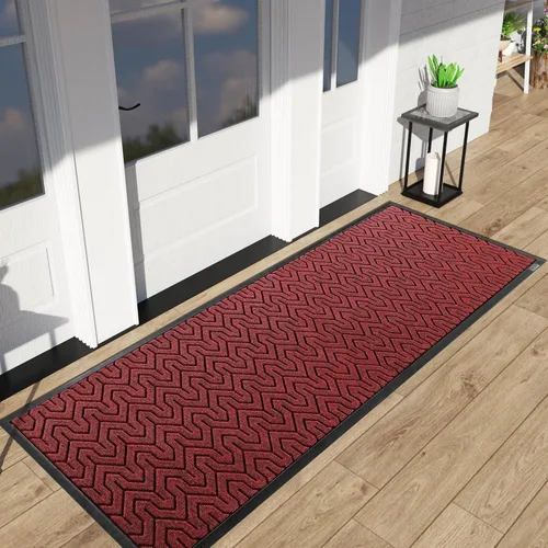 Miniatura 82 de Yimobra Alfombra para Puerta Delantera Exterior Entrada 29.5x17, Impermeable Resistente Alfombras Exteriores para Puerta Delantera, Alfombra
