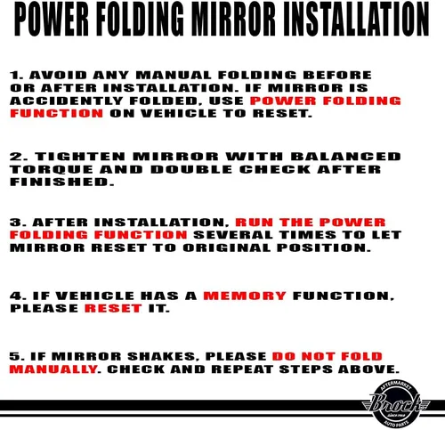 Miniatura 5 de Espejo de repuesto para puerta plegable con memoria calentada, señal en vidrio compatible con Silverado Sierra Tahoe Yukon y XL 07-14