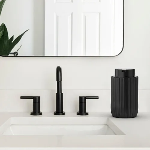 Miniatura 6 de Dispensador de jabón de manos de espuma de cerámica, dispensadores de jabón de baño de 12 onzas, dispensador de loción para cocina, dispensador