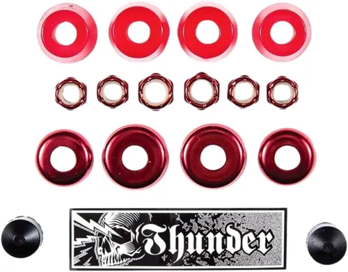 Miniatura 2 de Thunder Trucks Red Rebuild 90Du - Kit de herramientas para monopatín (predeterminado, rojo)