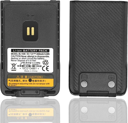 Miniatura 2 de Batería BL1506 BL2018 [2026 nueva versión 2000mAh] para batería Hytera BD502i BD500 BD502 BD505 BD506 BD50X PH608 BD555 BD552i BD612i