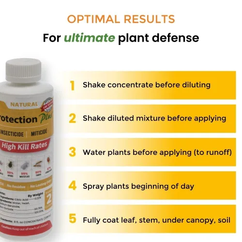 Miniatura 7 de Protección ecológica para plantas, insecticida de amplio espectro, fungicida, acicida; mata y repele ácaros, mosca blanca, pulgones, trips, más